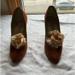 Andrea Carrano women suede shoes